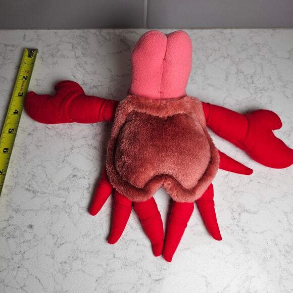 Disney The Little Mermaid Sebastian Crab Plush Small 10” Stuffed Animal Plush - Picture 5 of 9